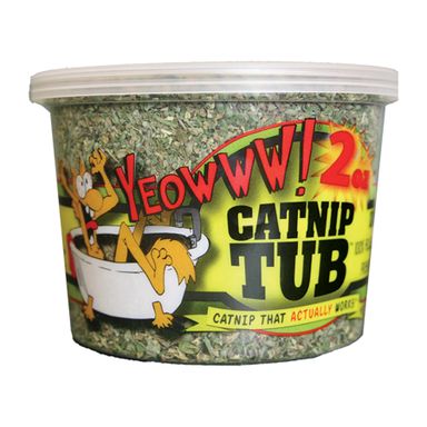 Yeowww! Organic Catnip in a Tub for Cats (2-OZ)