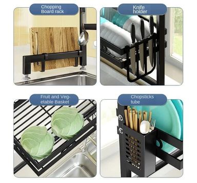 High quality heavy duty over the sink dish rack