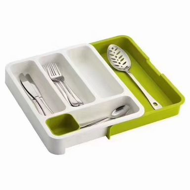 Expandable cutlery organiser