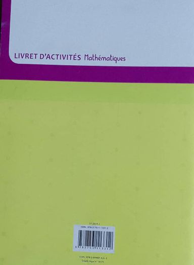Mathematiques (Livret d’activités) - 4ieme