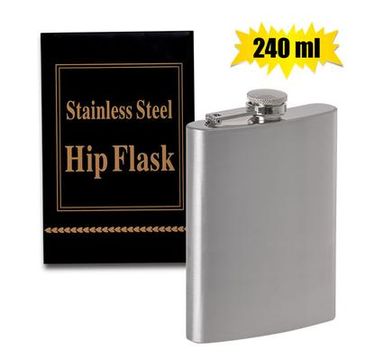 HIP-FLASK STAINLESS STEEL 40ML