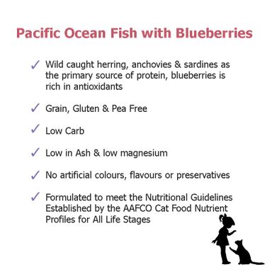 FirstMate Pacific Ocean Fish with Blueberries for Cats