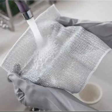 5 pcs steel wired cleaning cloth