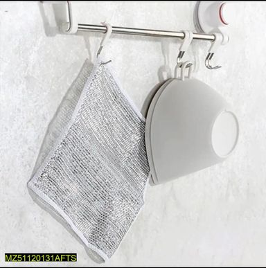 5 pcs steel wired cleaning cloth