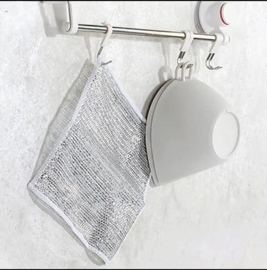 5 pcs steel wired cleaning cloth