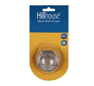 STRAINER TEA BALL STAINLESS STEEL HILLHOUSE