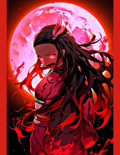 Nezuko - Demon Slayer Aluminium sheet - 10x15cm