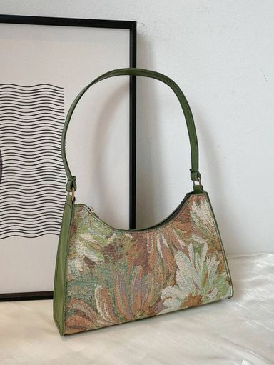 Flora painting Zipshoulder Bag