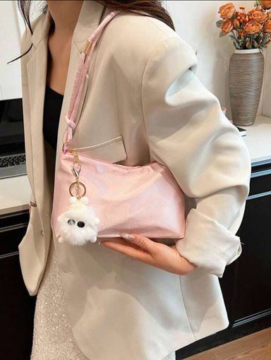 Simple Summer Bag,Solid pink