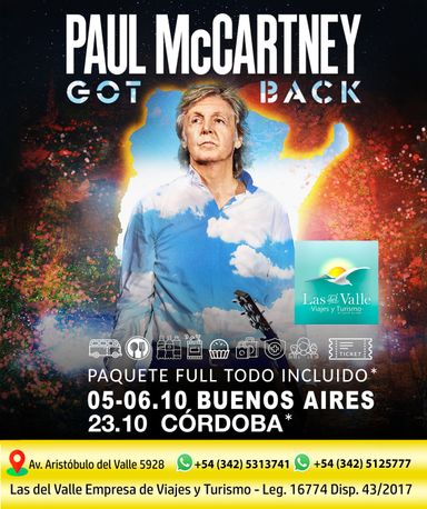 Paul Mc Cartney / OCT 23 / ESTADIO KEMPES