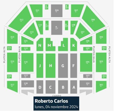 Roberto Carlos / NOV 4 / MOVISTAR ARENA