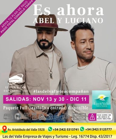 Abel Pintos & Luciano Pereyra / NOV 30 / LUNA PARK