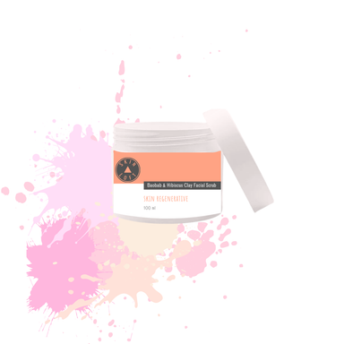 BAOBAB & HIBISCUS CLAY FACIAL SCRUB