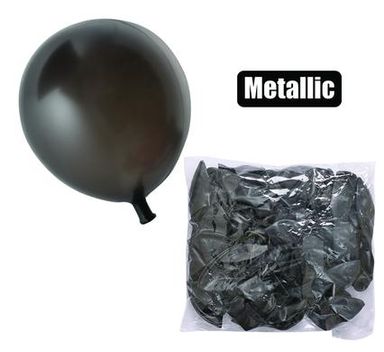 BALLOONS HELIUM METALLIC BLACK