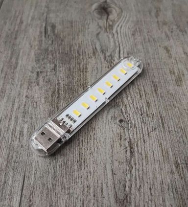 SMD 5050 8LED 10cm Mini USB Light Stick