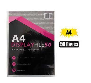 FILE DISPLAY-BOOK PL A4 50-PAGE