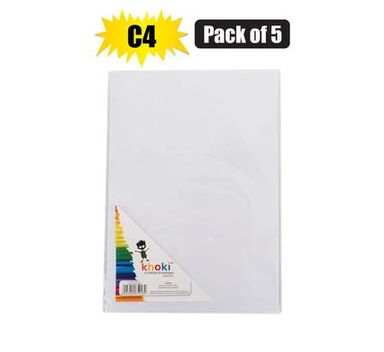 ENVELOPES WHITE 5 PACK  C4