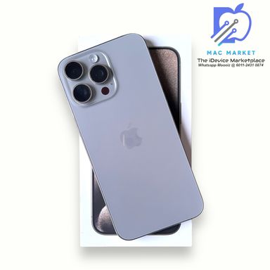 iPhone 15 Pro & 15 Pro Max Natural Titanium