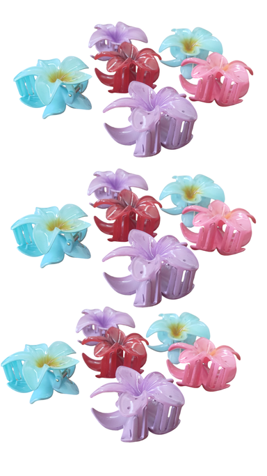 Flower Hair Clips 