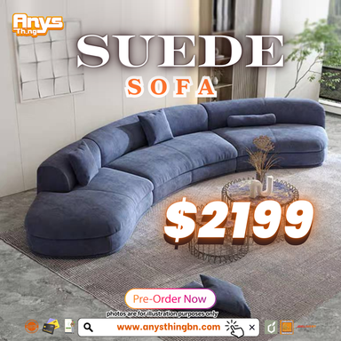 Suede Sofa