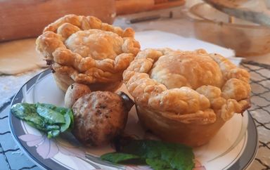 Chicken & Mushroom Pie 50mg