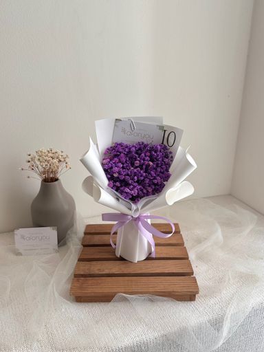 Small Dried Baby Breath Bouquet