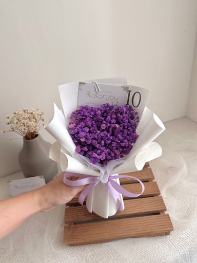 Small Dried Baby Breath Bouquet