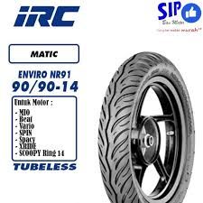 IRC BAN MOTOR 90/90-14 ENVIRO NR91 TUBELESS