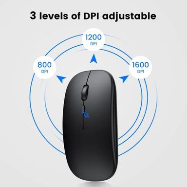 Generic Souris Sans Fil Rechargeable - 2.4Ghz - Noir