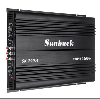 Amplificador Auto Sunbuck Sk-790.4 de 4 canais Subwoofer 7900w