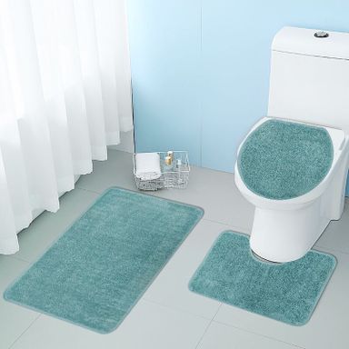 Super absorbent 3 pcs Bathroom/Toilet mats 