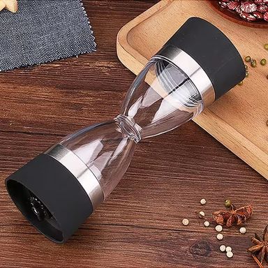 hour glass 2 in 1 Dual Salt Pepper Mills,
