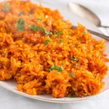 Jollof rice with Turkey 