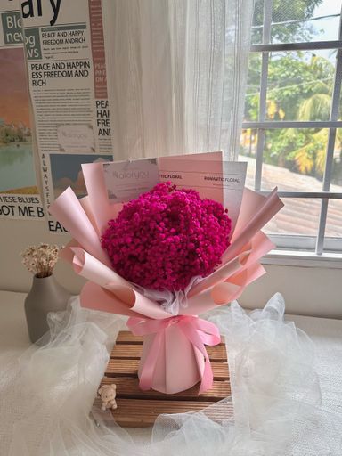 Dried Baby Breath Bouquet