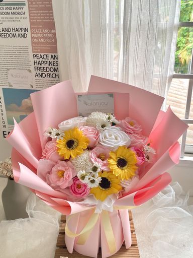 Mixed Soap Flower Bouquet