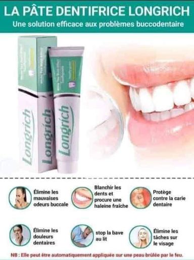 Pâte dentifrice de Longrich 