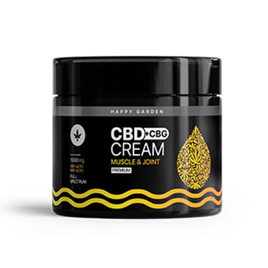 קרם שרירים ומפרקים CBG&CBD 1000mg - הפי גרדן Happy Garden