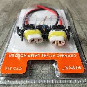 H11/H8 LED/HID Xenon Light Bulb Connector Set