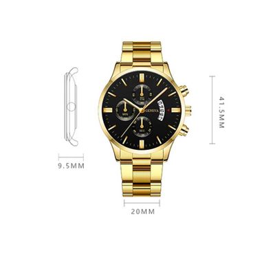 bulk wholesale cheap price luxury watch gift set for men with stainless steel chain wristwatch relojes para hombre