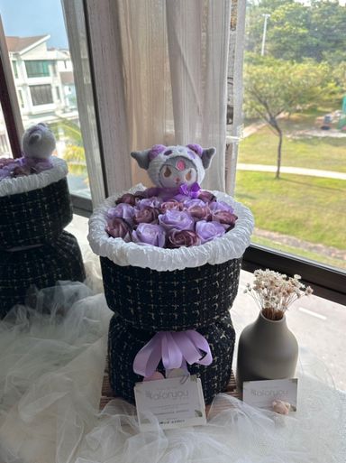 Kuromi Soap Flower Round Bouquet