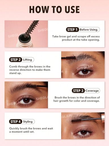 SHEGLAM Hold 'Em Up Tinted Brow Gel - Chocolate