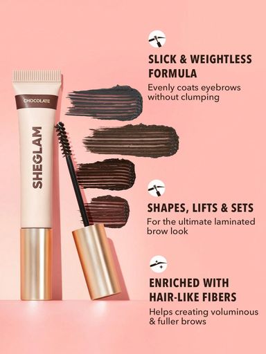 SHEGLAM Hold 'Em Up Tinted Brow Gel - Chocolate