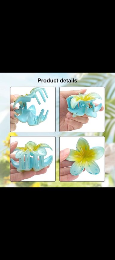 Flower Hair Clips 