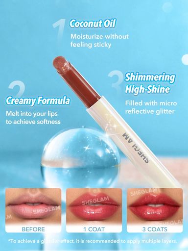 SHEGLAM Pout-Perfect Shimmer Lip Plumper - First Crush