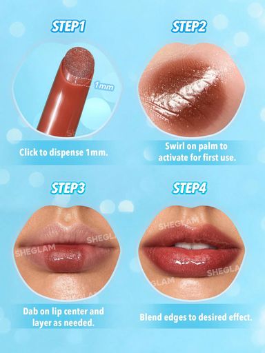 SHEGLAM Pout-Perfect Shimmer Lip Plumper - First Crush