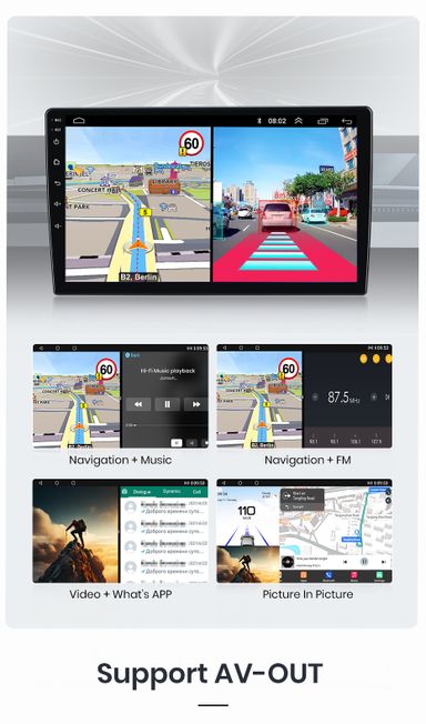 Rádio 9" android 13 Mercedes Classe 3 w204 s204 CARPLAY WIFI GPS