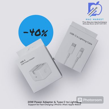 20W  Power Adapter Fast Charging Combo