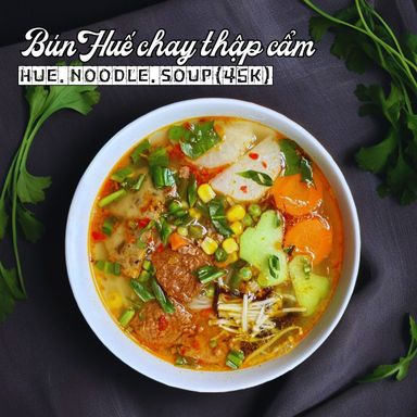 Vegan Hue noodle soup 