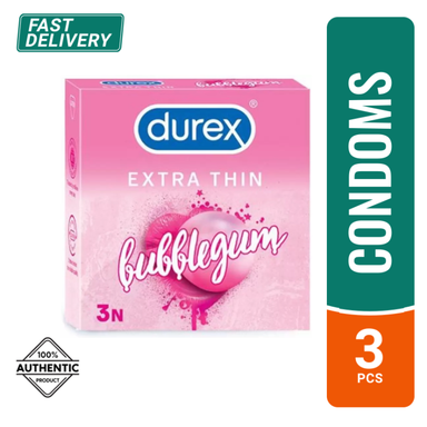 Durex Extra Thin Bubblegum Condoms