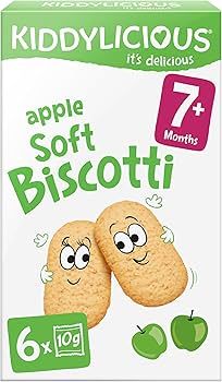 Kiddylicious Soft Apple Biscotti (7+ Months)